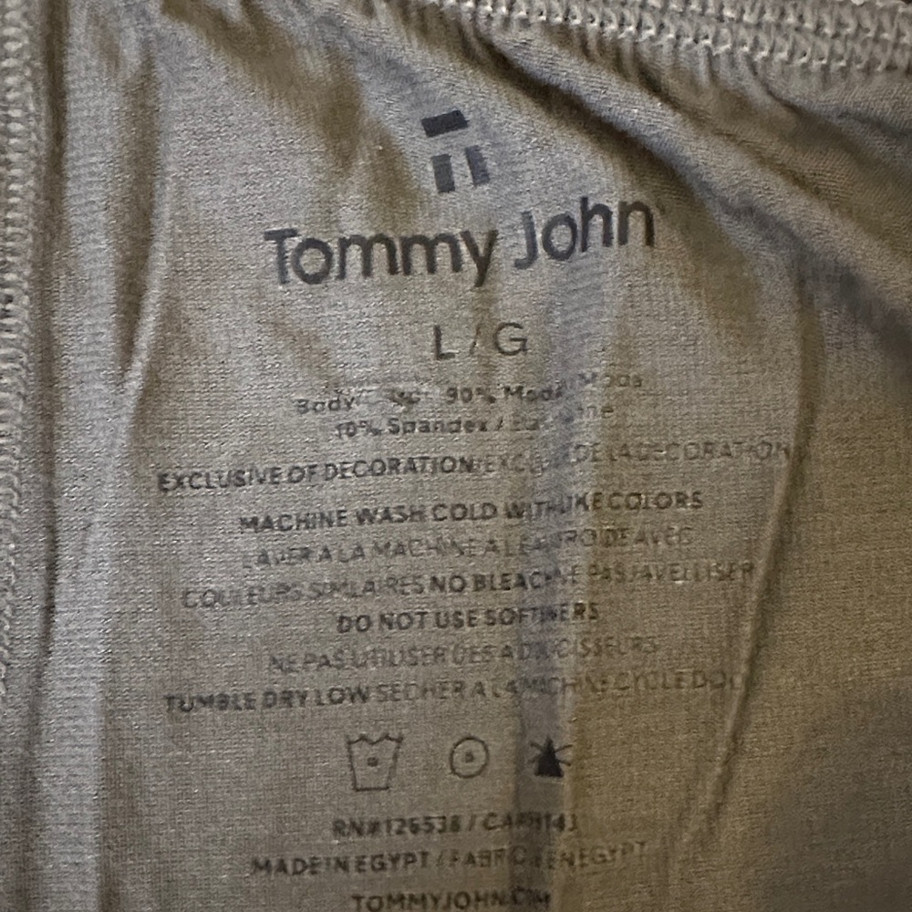 Tommy John Black Patterned Men's Boxers - Picture 3 of 3